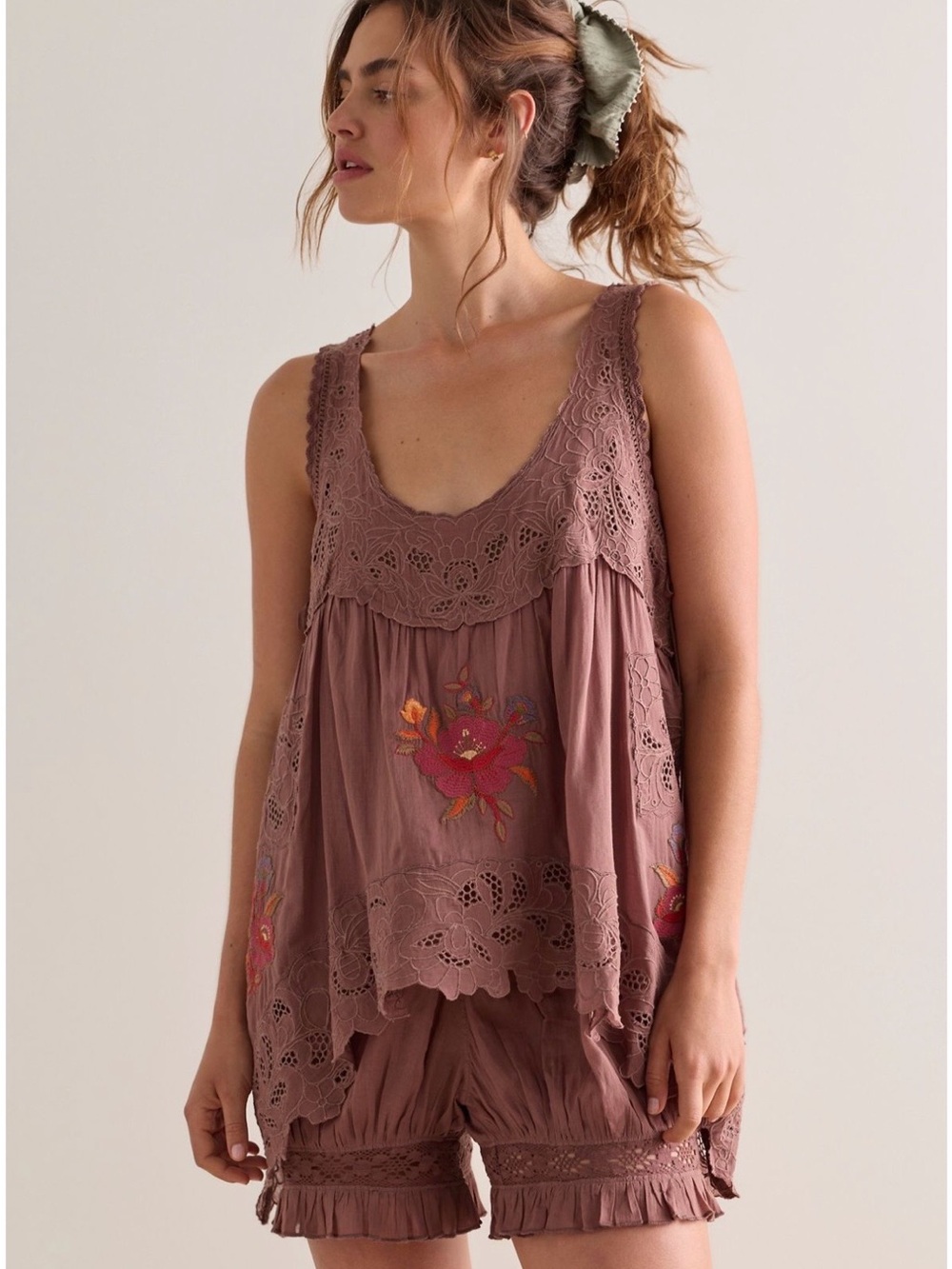 NWT Free People Eye Catcher Bloomsie Romper - Size XS oversized